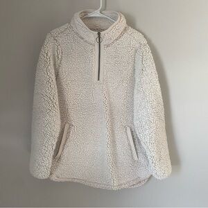 Cozy Sherpa Quarter Zip Pullover